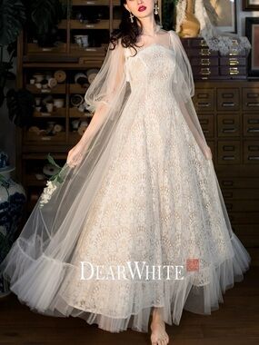 Dear White bridal gown size S